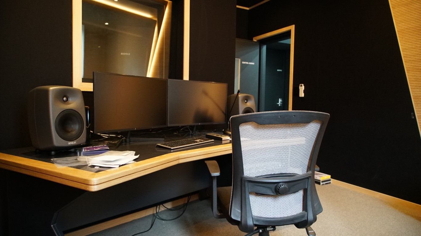 Studio B control room