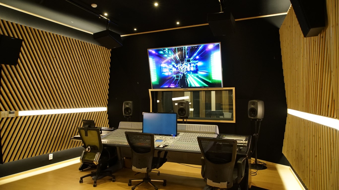Studio C tracking room